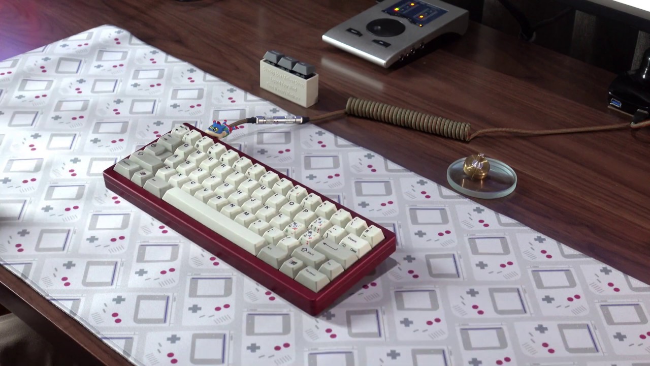 Sound Check -  Omega 60 w/ Gateron Ink Red (with and without deskmat)