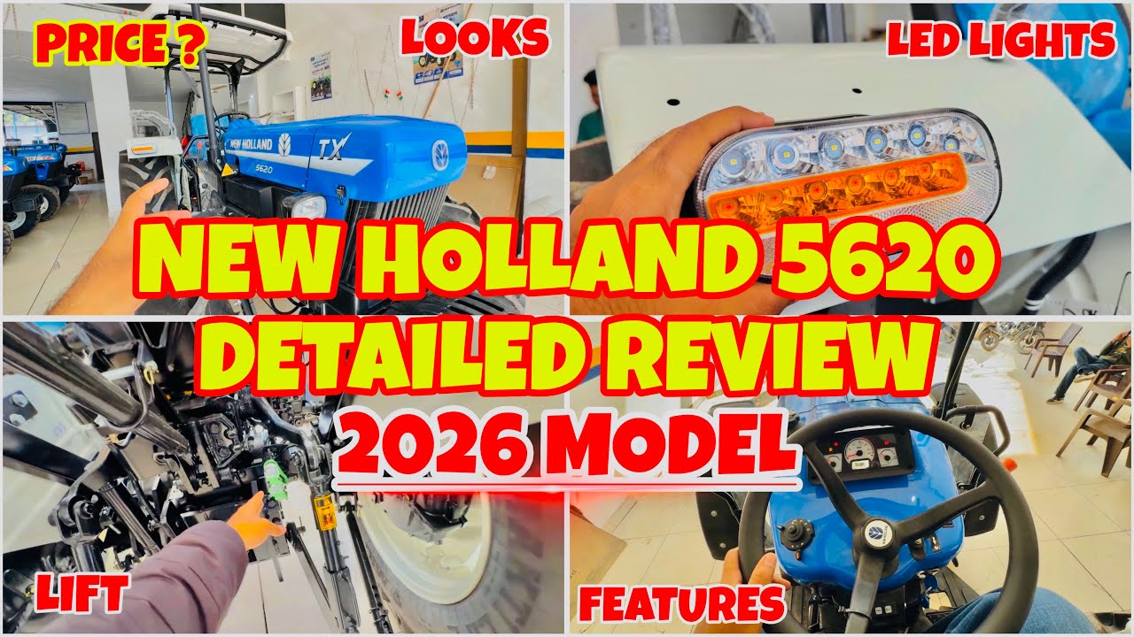 NEW HOLLAND 5620 CRDI 2026 Model || FULL DETAILED REVIEW || Brarfarm Edits