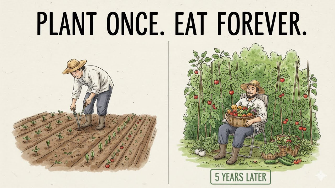 Stop Replanting Every Year! Build a Perennial Garden That Feeds You for 10+ Years 🌱