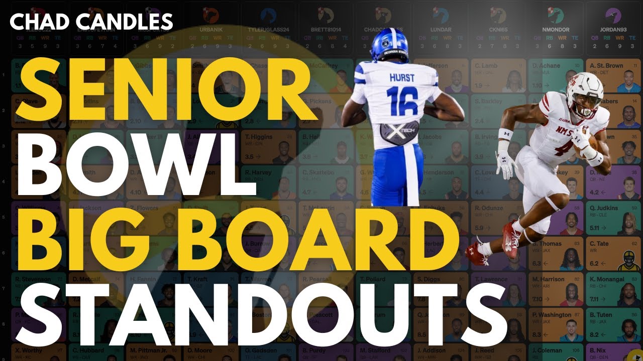 SENIOR BOWL STARS TO WIN THE BIG BOARD | LIVE