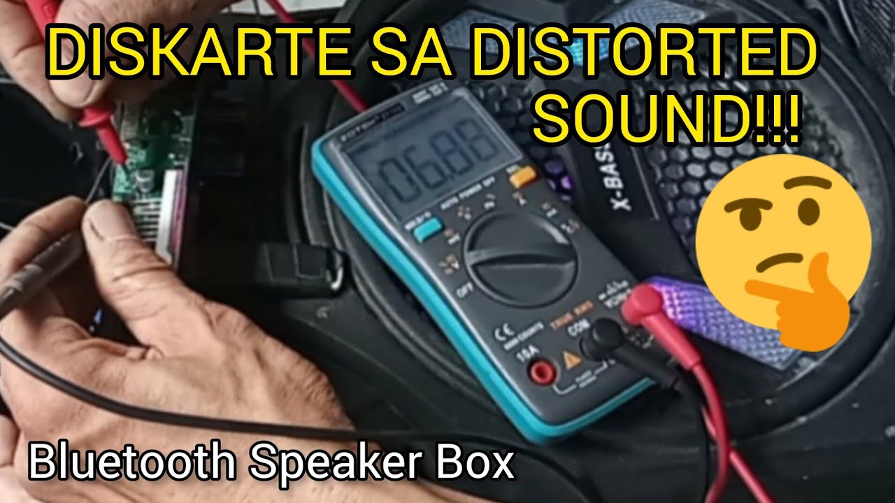 Distorted Sound Repair Bluetooth Speaker Box