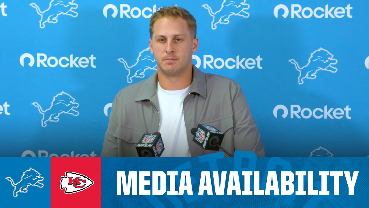 Jared Goff postgame media availability | 2025 NFL Regular Season Week 6: Lions at Chiefs