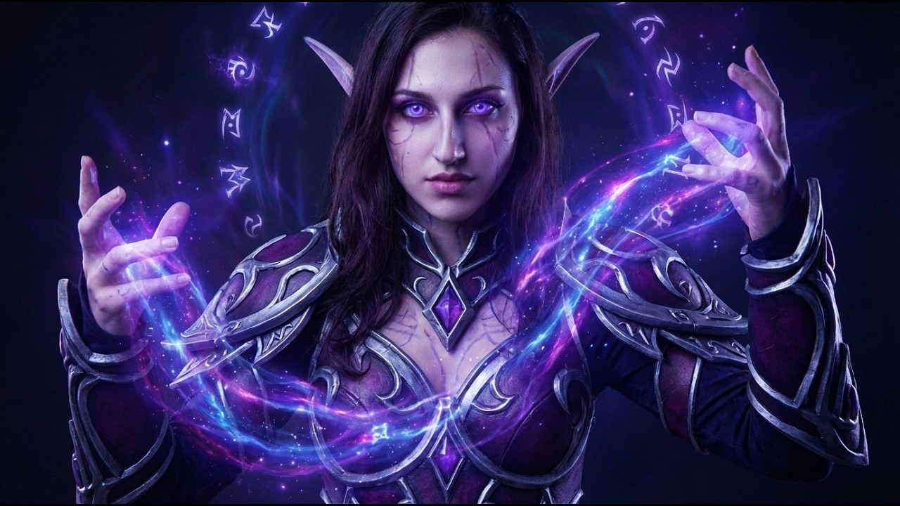 Nightborne Arcane Magic Ancient Power of Suramar Fantasy Cinematic 🧝‍♀️🌃