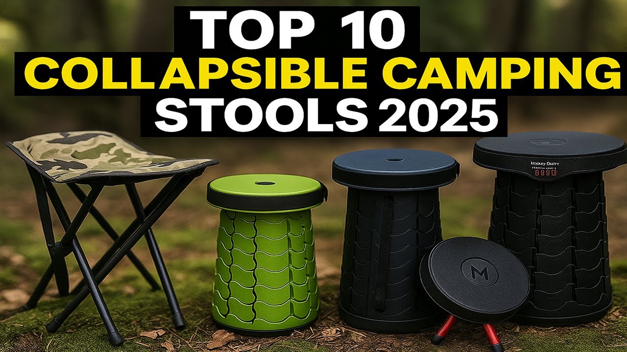 Top 10 Best Collapsible Camping Stools 2025  Lightweight & Heavy Duty Portable Chairs