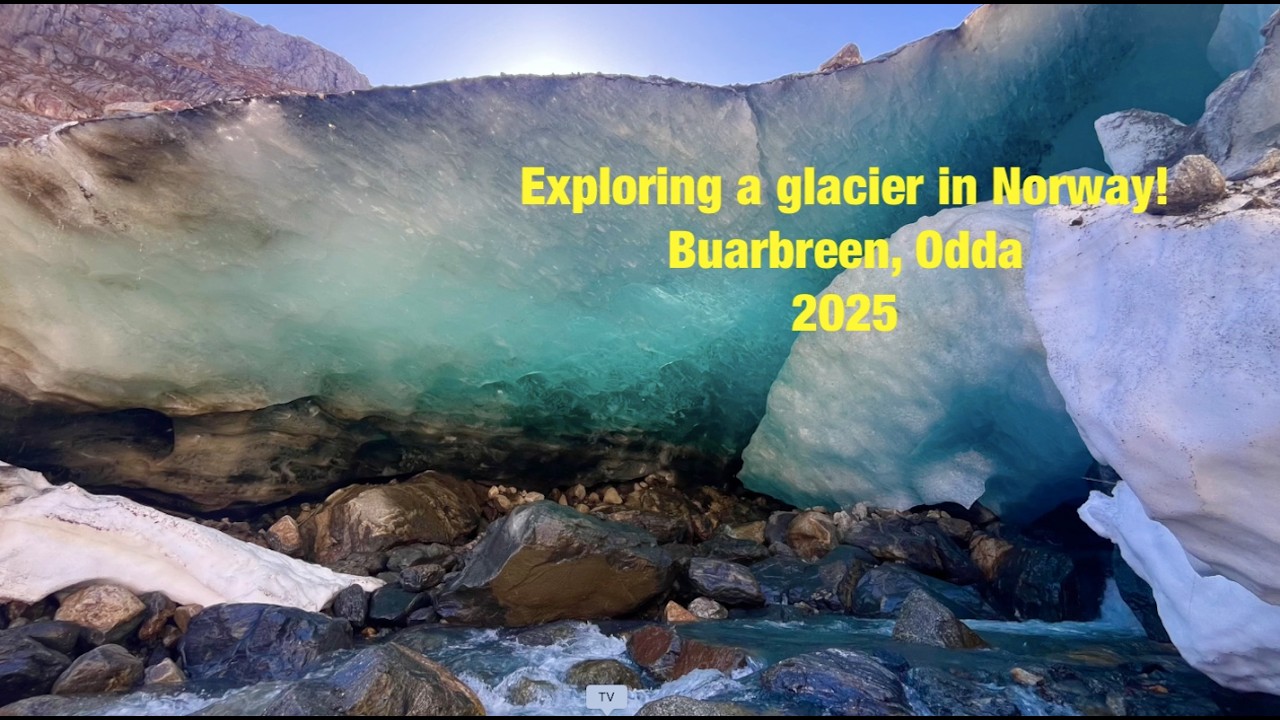 Exploring a glacier in Norway - 2025