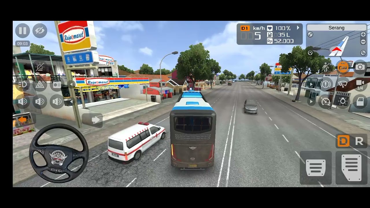 Indonesia Bus Simulator Heavy duty and long drive 