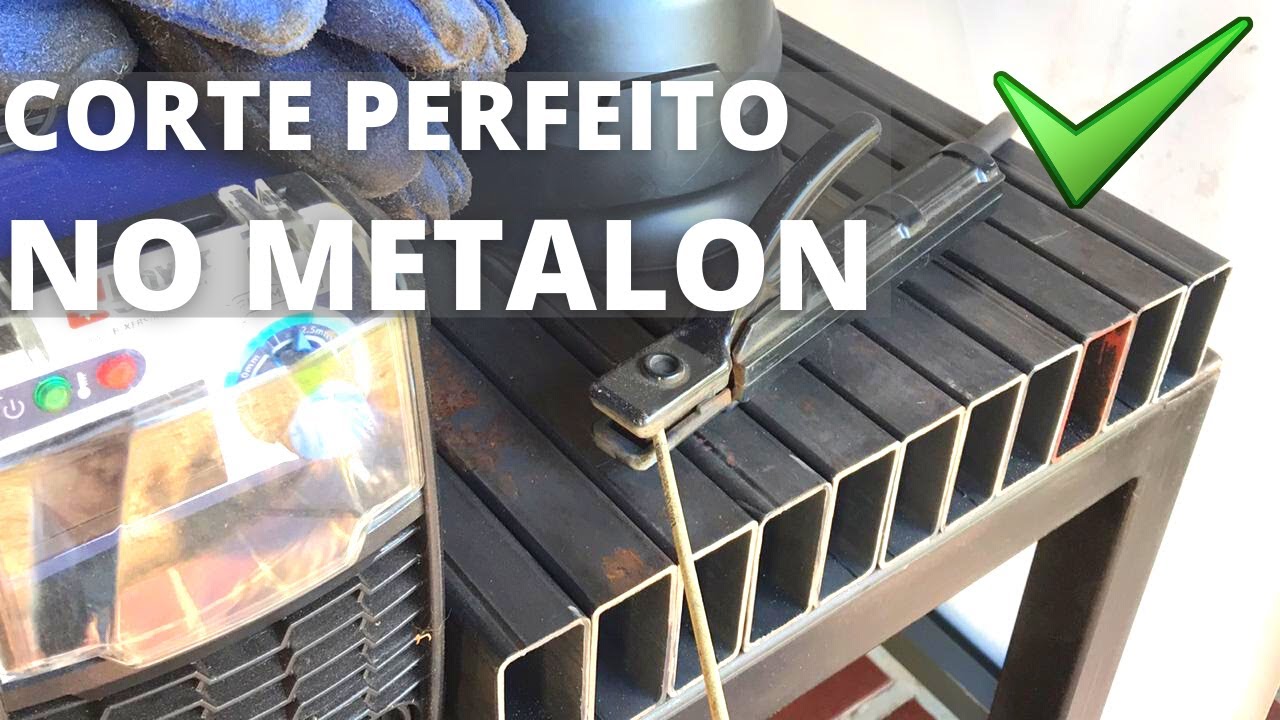 CORTES RETOS E PRECISOS NO METALON FACILITAM MUITO A SOLDA E GARANTEM MAIOR QUALIDADE NA SERRALHERIA