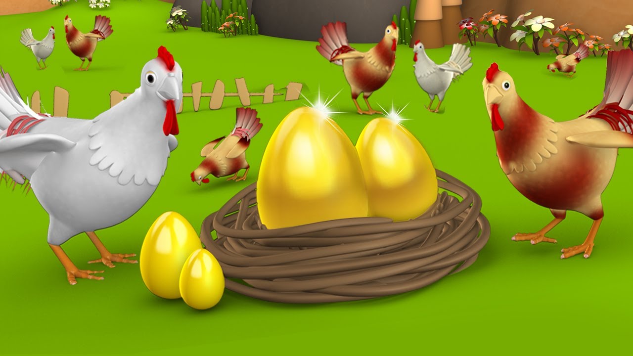 The Golden Egg Tamil Story - தங்க முட்டை தமிழ் கதை 3D Animated Moral Stories for Kids Fairy Tales