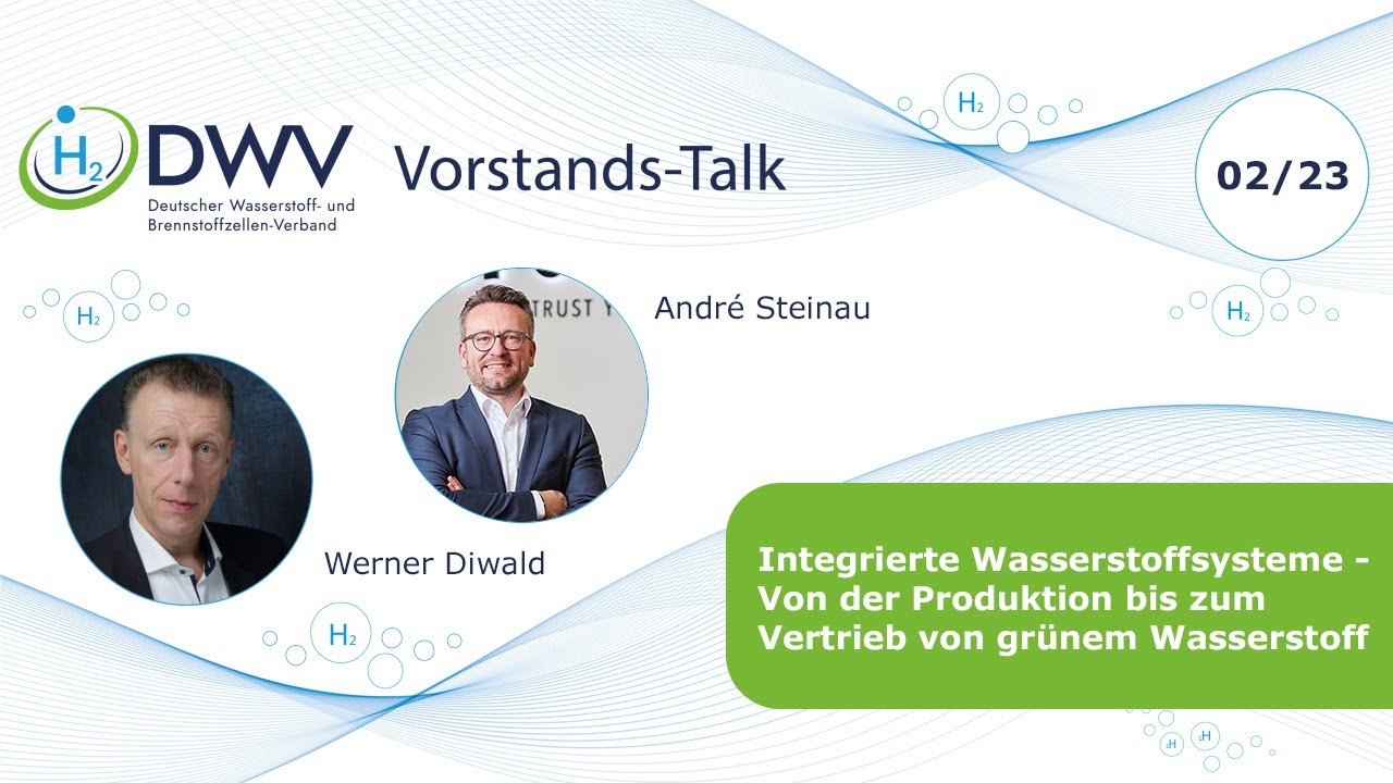 DWV-Vorstands-Talk 02/23: André Steinau, Geschäftsführer GP JOULE Hydrogen