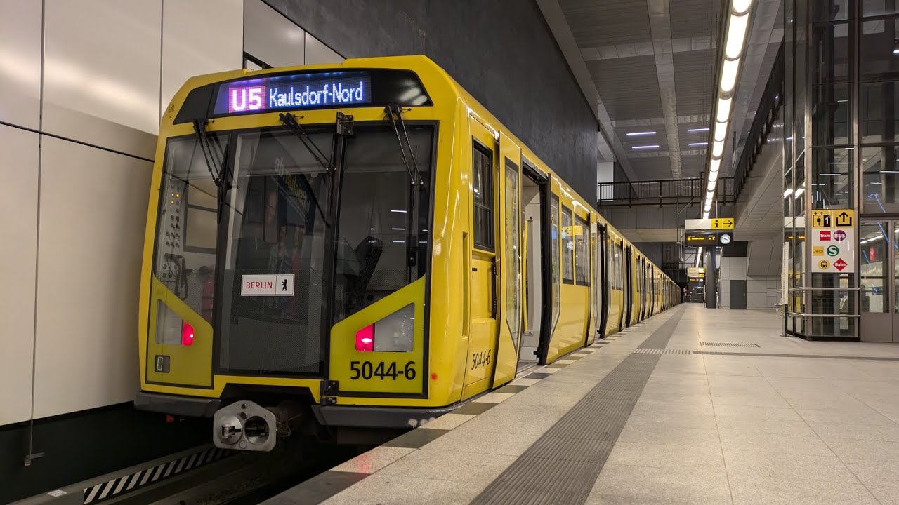 U-Bahn Berlin|Mitfahrt im H01 auf der U5 von Hauptbahnhof bis Kaulsdorf-Nord