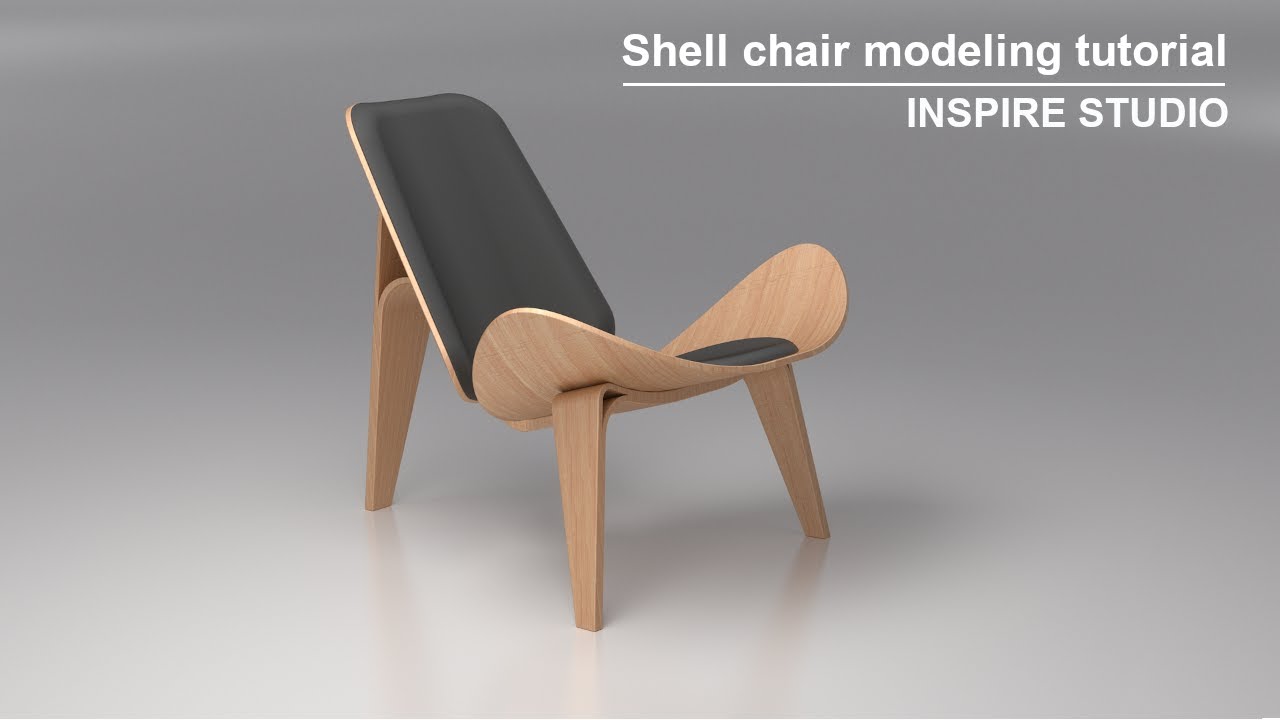 Inspire Studio shell chair modelling tutorial.