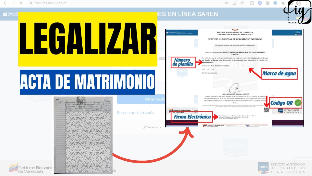 LEGALIZAR ACTA DE MATRIMONIO | Paso a Paso 