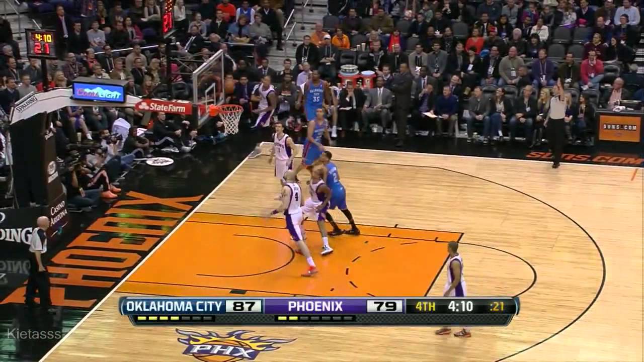 Kevin Durant 41 points vs Suns (2013.01.14)