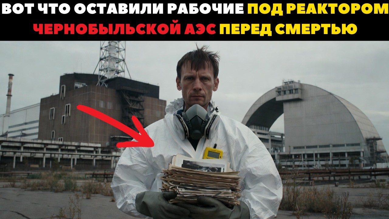 Вот что Оставили Под Реактором Чернобыльской АЭС Перед Смертью