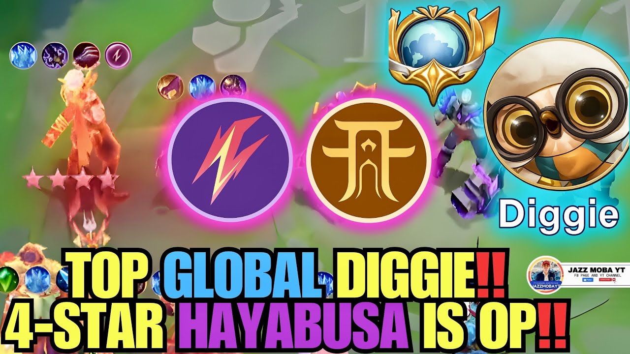Хаябуса 4 звезды! Как играть! Лучший Дигги в мире! #mcgg #mlbb #magicchess #magicchessgogo