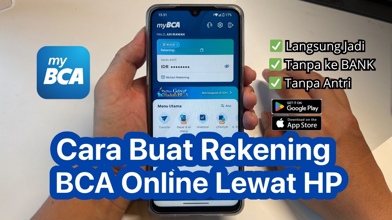 Cara Membuat Rekening BCA Online Lewat HP Terbaru 2026 - Tanpa ke Bank