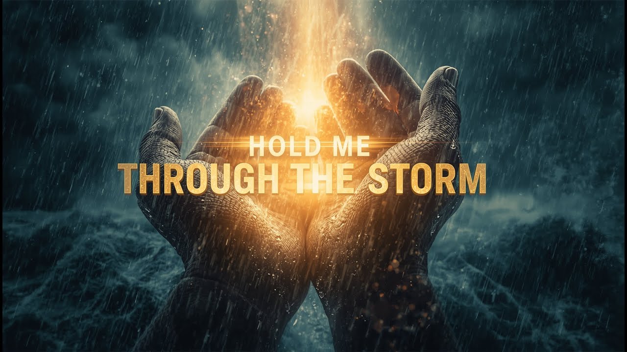 Hold Me Through The Storm (Official Lyrics Video) | Christian Worship Song 2025 | HEVNLOW WORSHIP