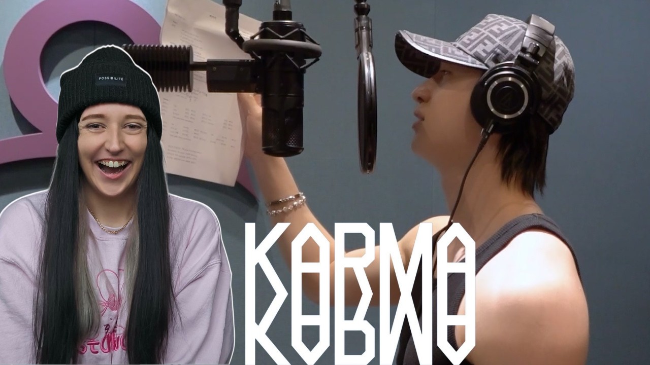 Stray Kids KARMA Recording Scene | 반전 (Half Time), 삐처리 (BLEEP), In My Head REACTION