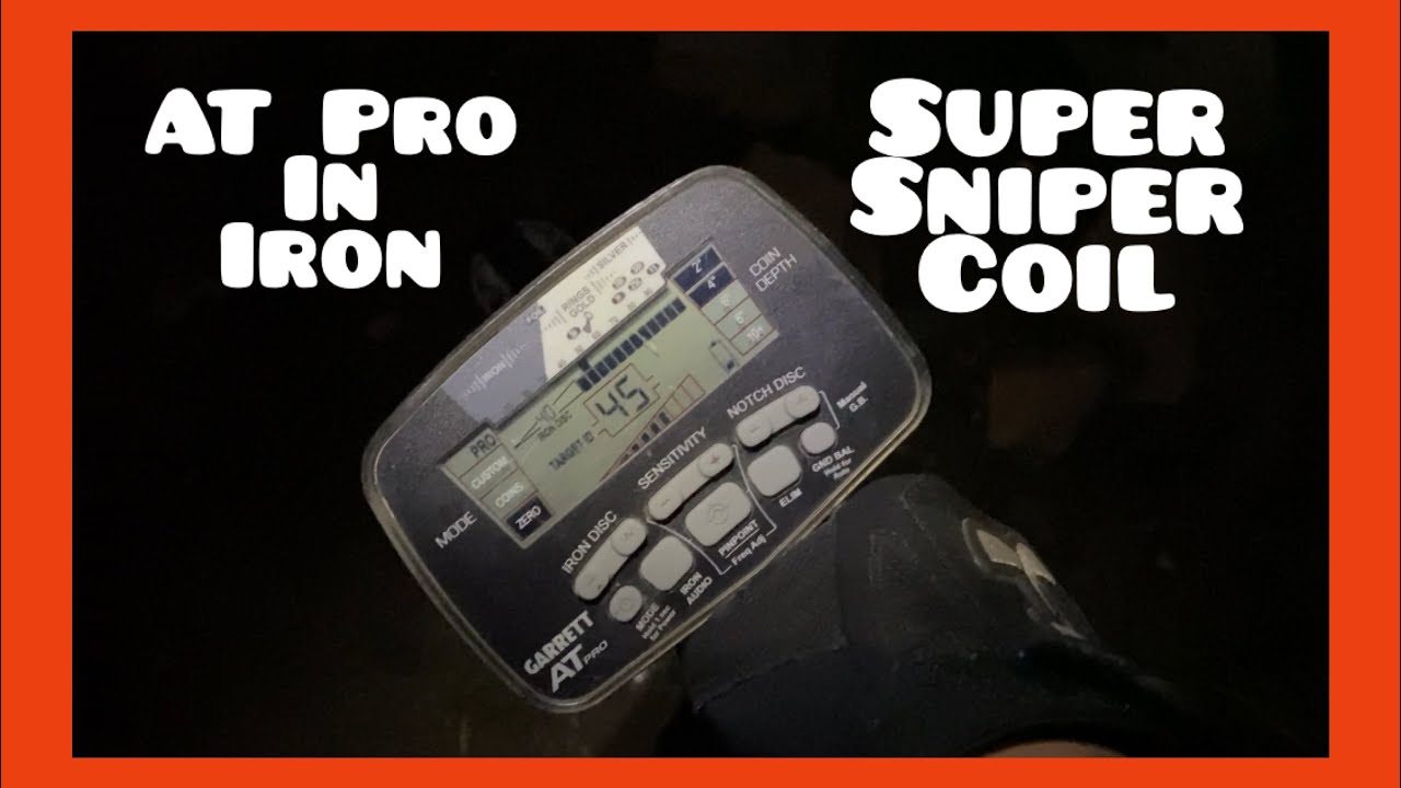 Super Sniper Coil Iron Bed Metal Detecting Garrett AT Pro