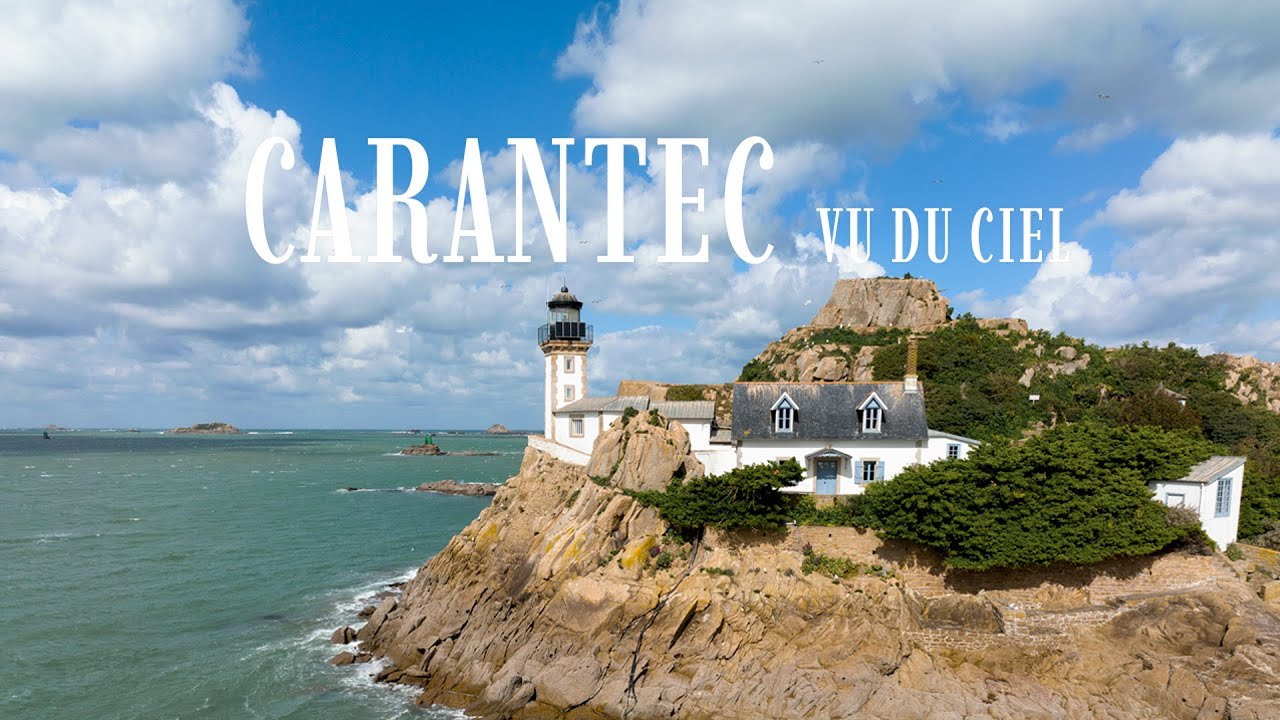 La BRETAGNE vue du ciel - CARANTEC - Baie de Morlaix (29) - 4K - Drone