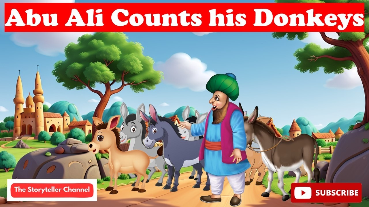 Abu Ali Counts his Donkeys | Folktales | Funny Stories | English Stories | Spoken English