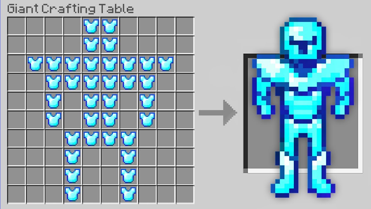 Minecraft, But Crafting Is GIGANTIC..
