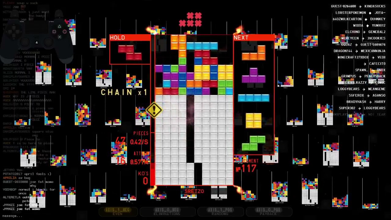 Tetr.io | Funny looking pieces (April Fool Super Lobby)