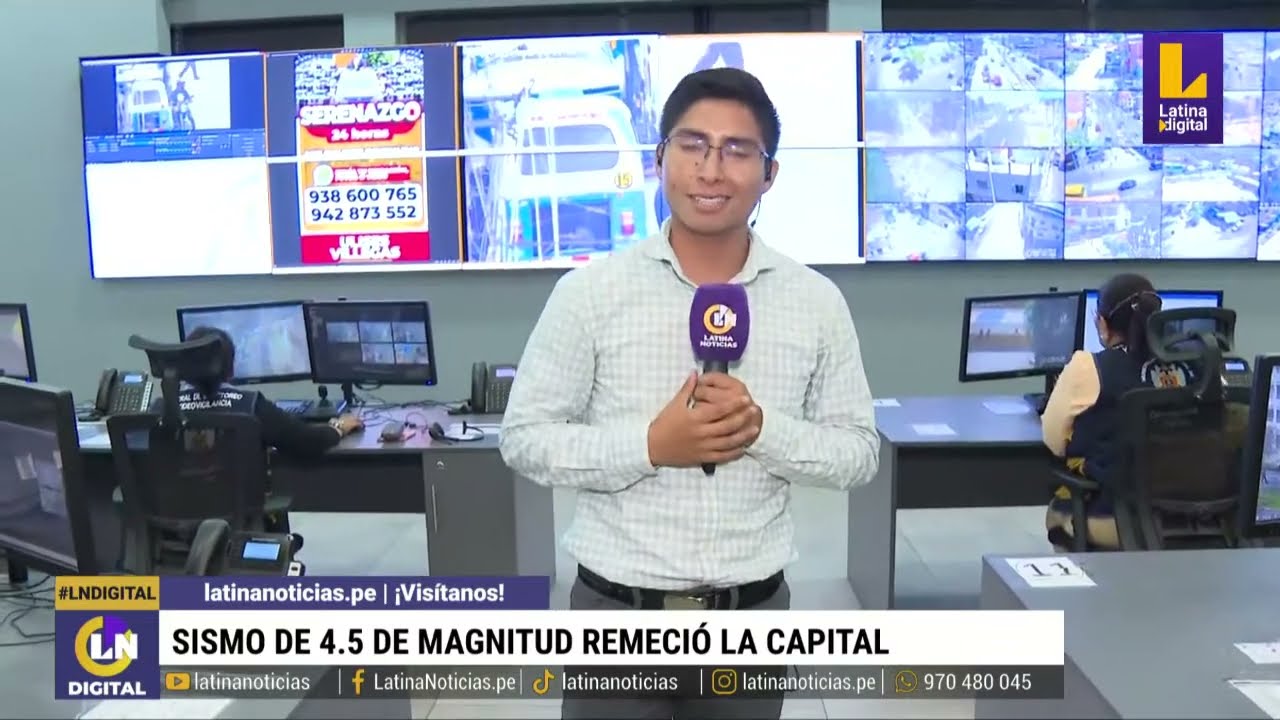 Temblor en Lima: Sismo de 4.5 de magnitud remeció la capital