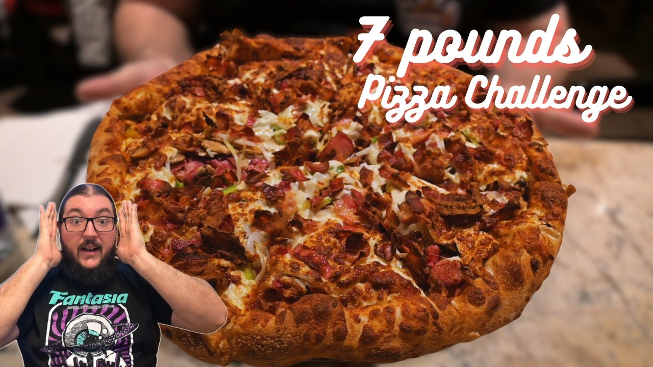 They didn't think I could finish this UNDEFEATED pizza challenge - Over 7 lbs in 30 minutes??