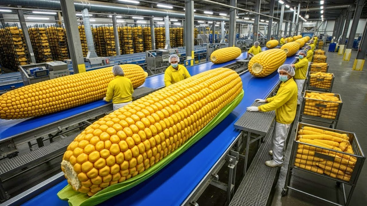 Inside the Modern Popcorn Factory: From Farm-Grown Corn to Crunchy Flavored Snacks | Full Process