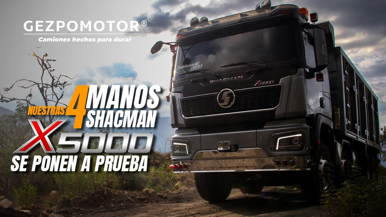 Nuestras Cuatromanos Shacman X5000 a ¡PRUEBA!