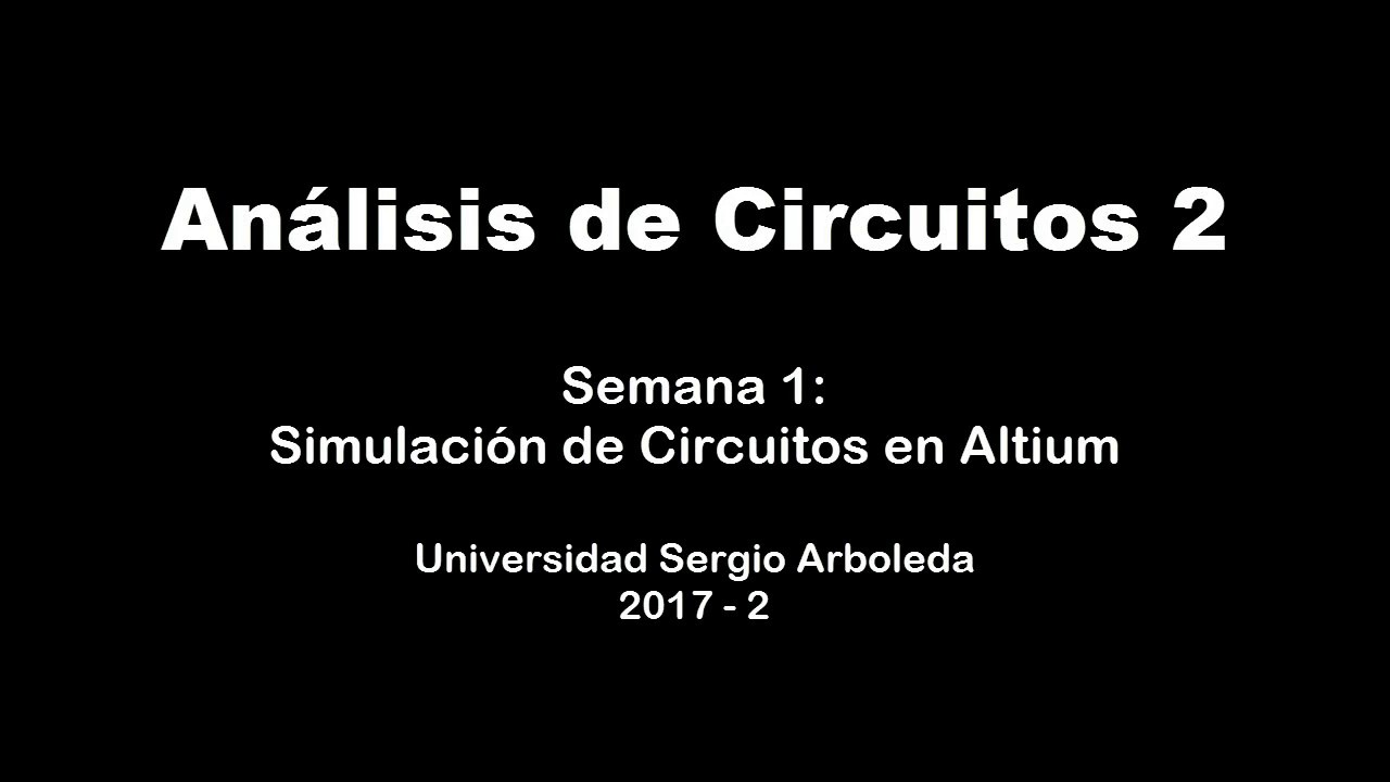 AC2 - S2: Simulación de Circuitos en Altium Designer