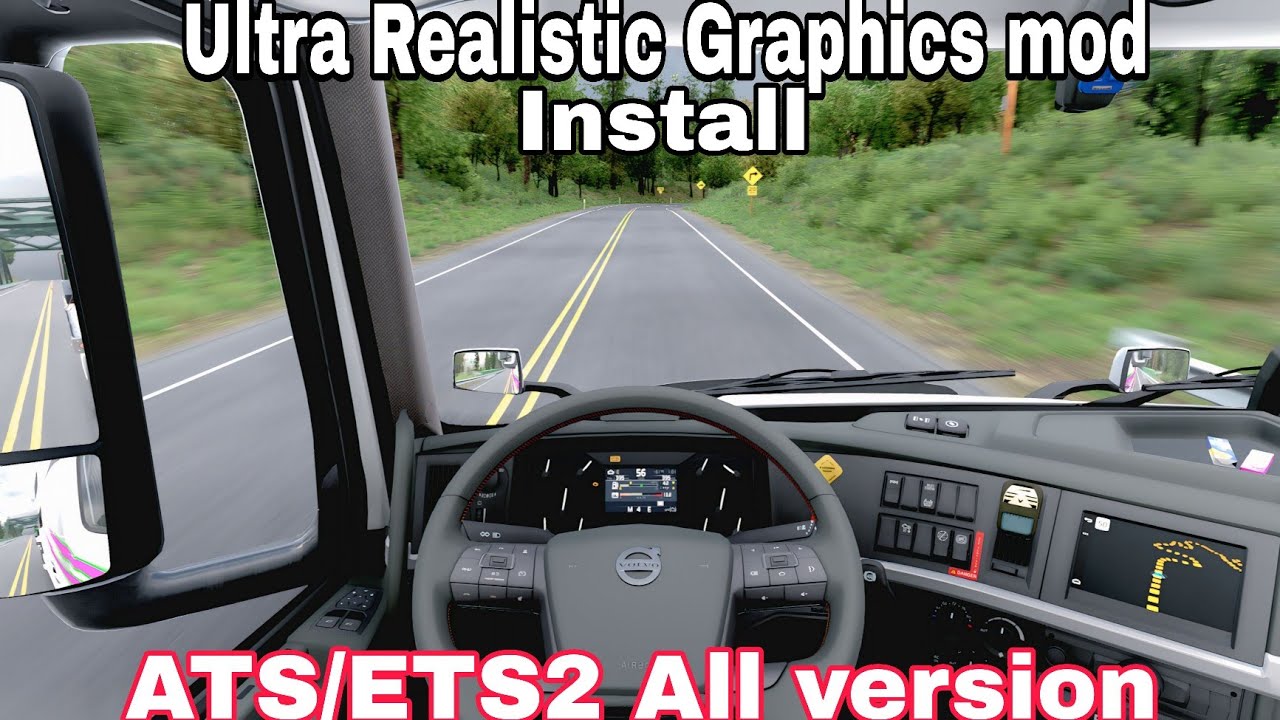 Ultra realistic graphics mod installation prosser for ETS2/ATS || SNOWYMOON realistic graphics || 