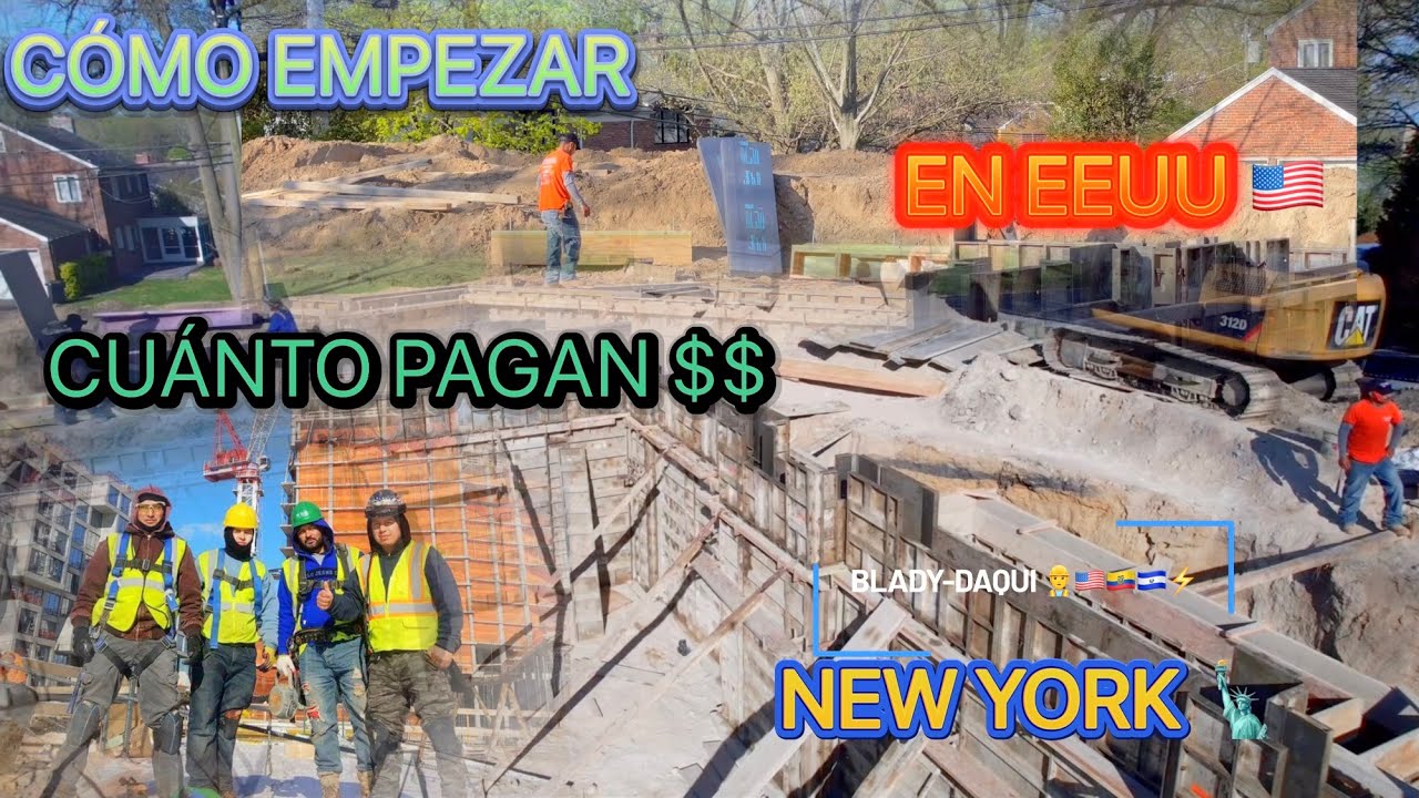 COMO EMPEZAR EN LA CONSTRUCCION Y CUANTO PAGAN$$$$ EN ESTADOS UNIDOS