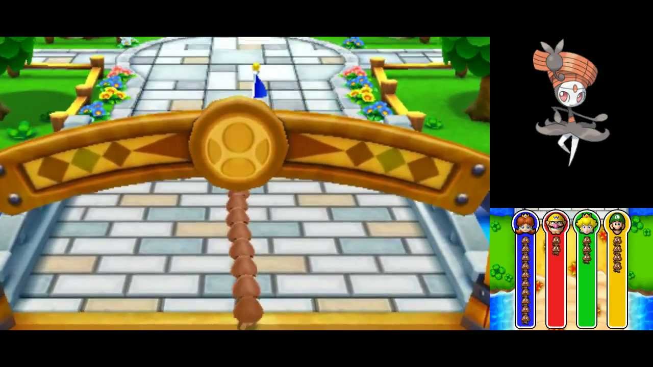 Mario Party Island Tour [3DS]: All 4-Player Minigames (part 1) [HD]