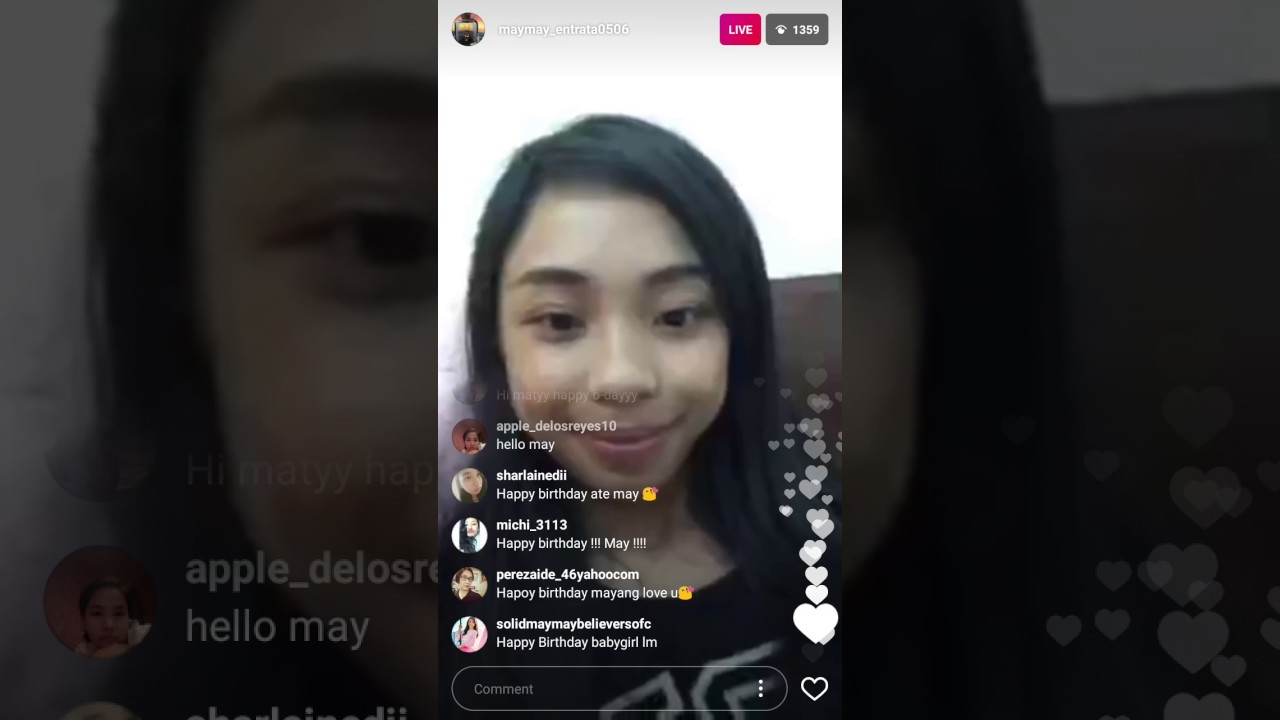 Maymay IG Live Birthday 05.06.17