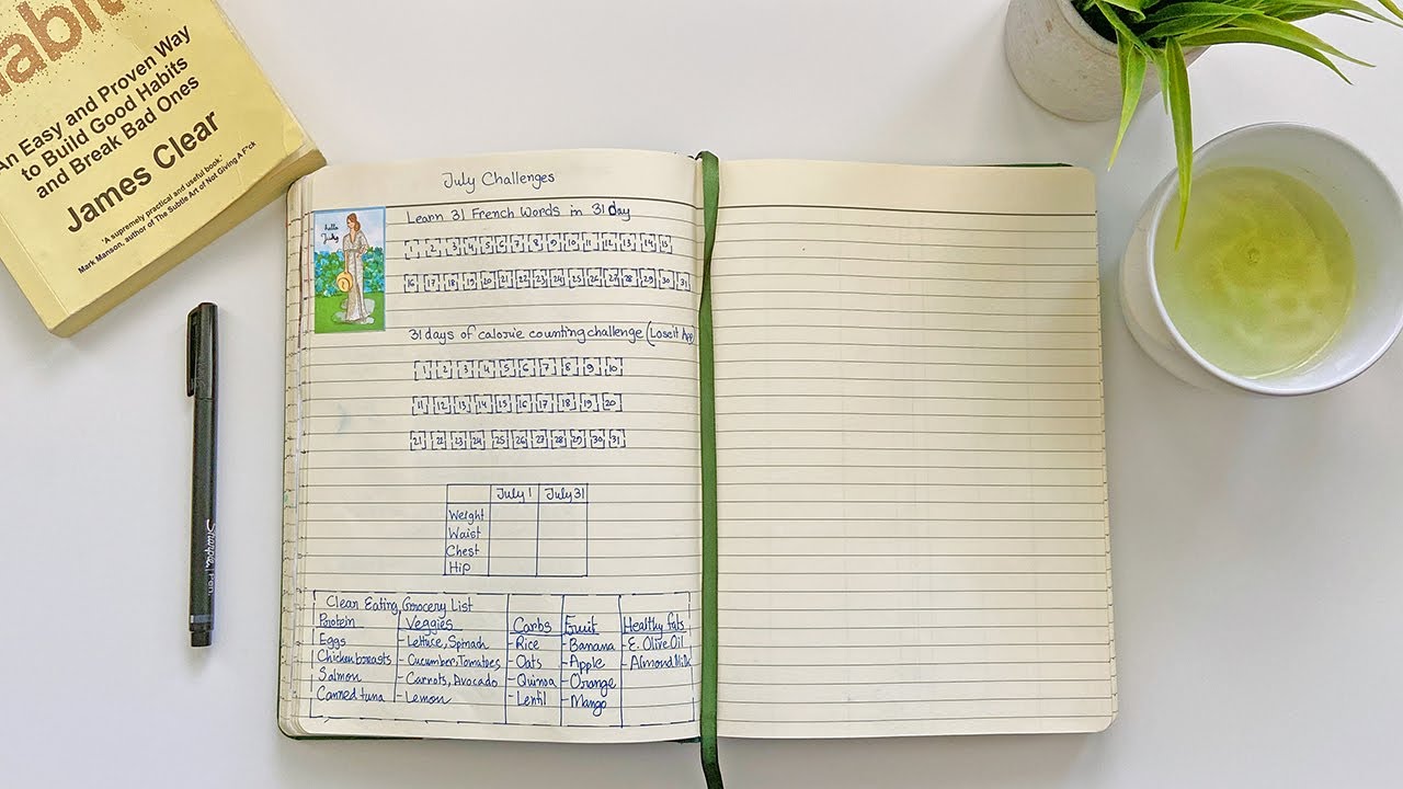How I Journal For Success, Productivity & Focus | How To Journal For Self Improvement | Glow Up