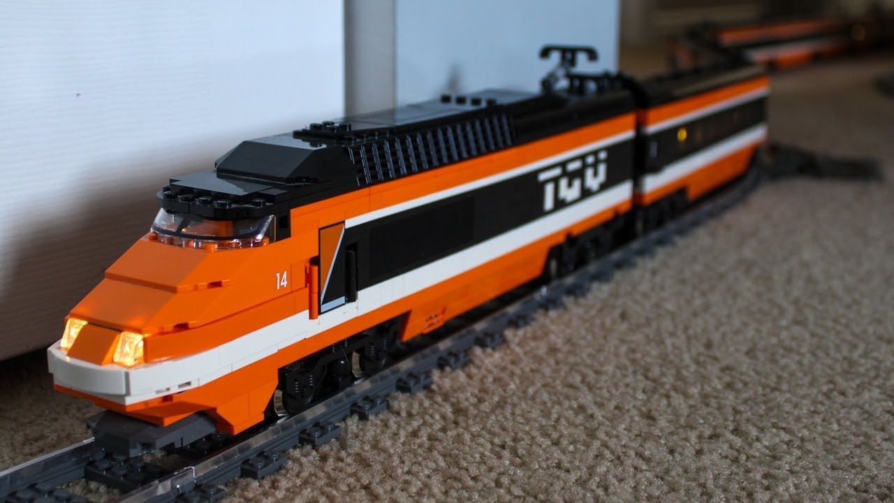 Lego TGV - High Speed on wide Curves - #3