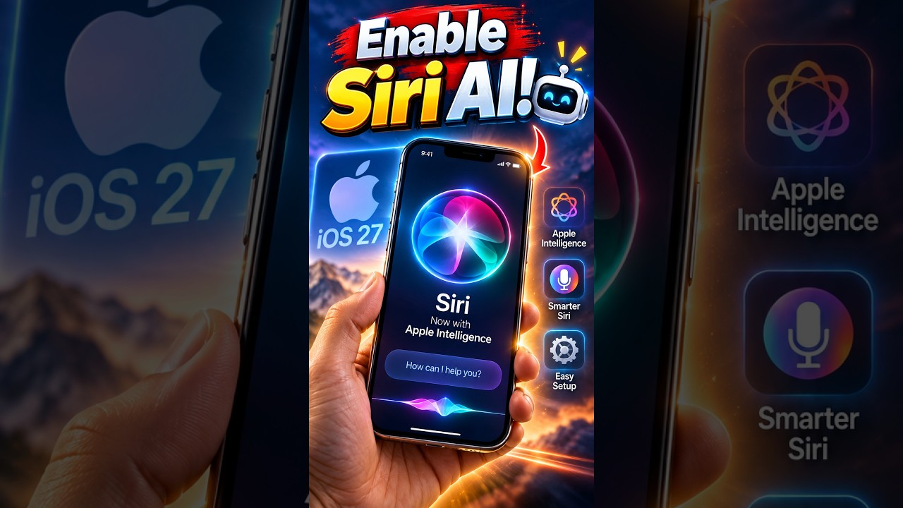Как включить Apple Intelligence и Siri AI на iPhone