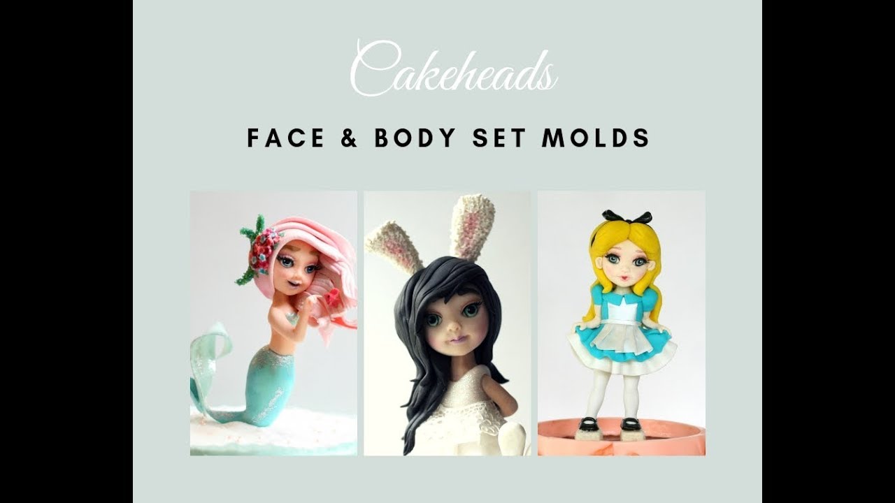 Using the Cakeheads Face & Body Molds for Figures on Cake