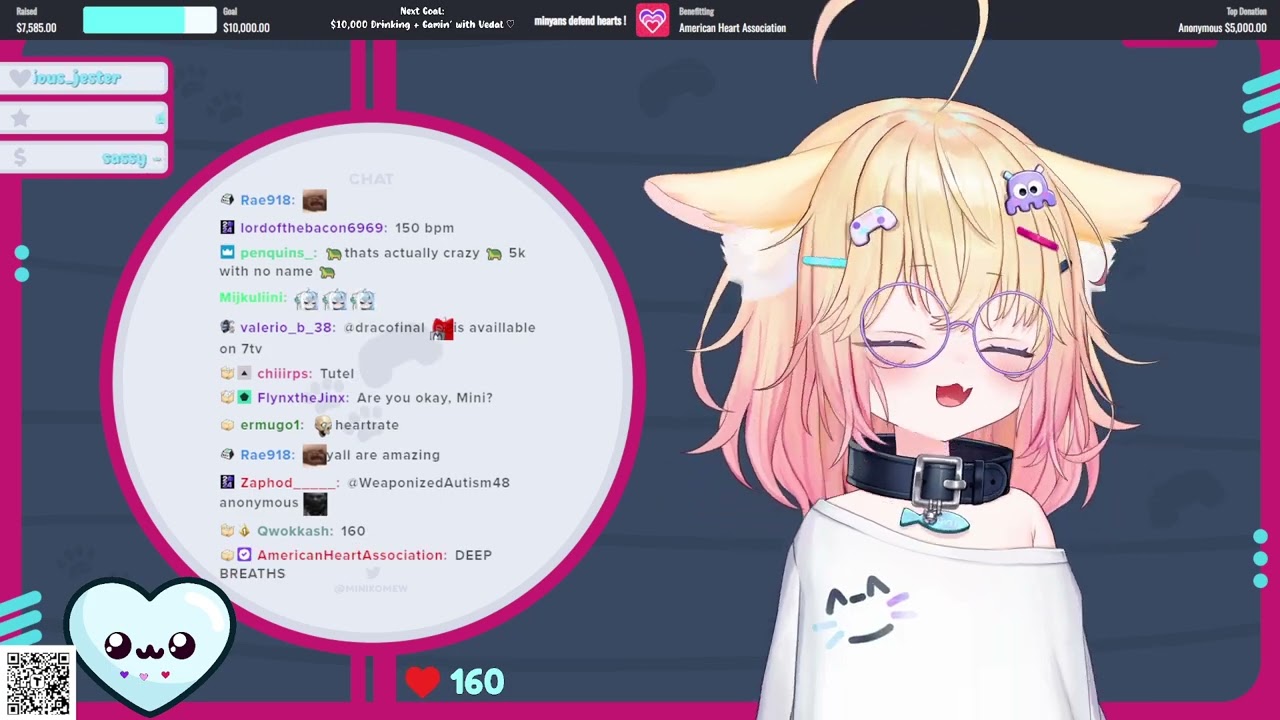 Mini's Heart Rate Went To 160BPM While DMing Vedal
