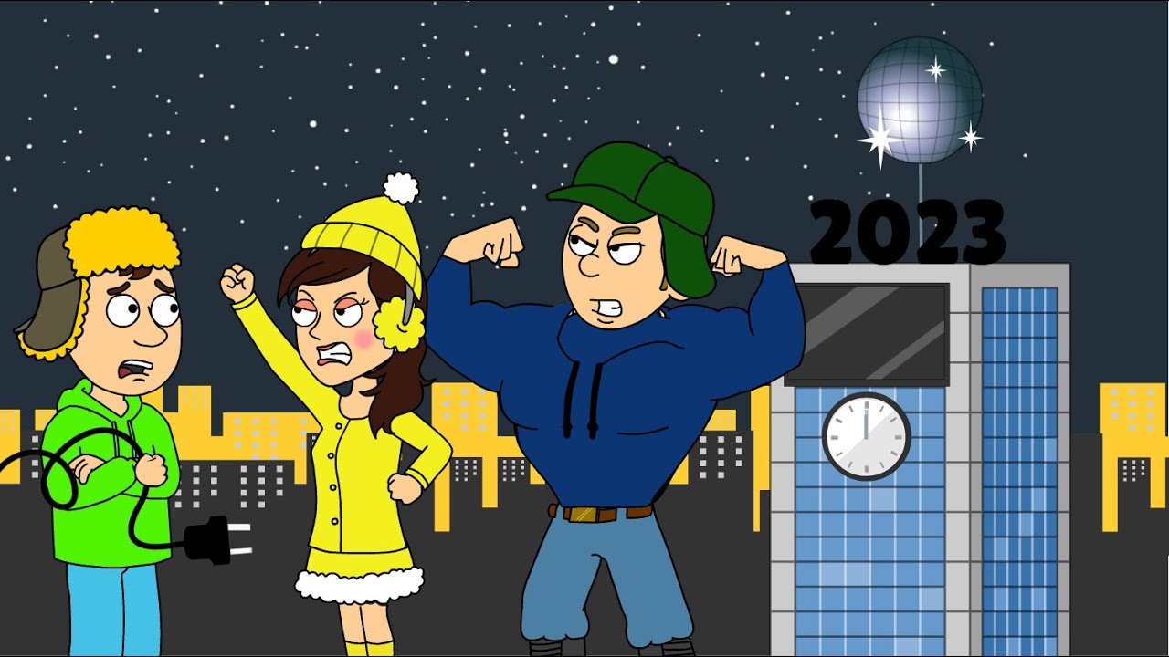 Oscar Misbehaves During the New Year's Countdown