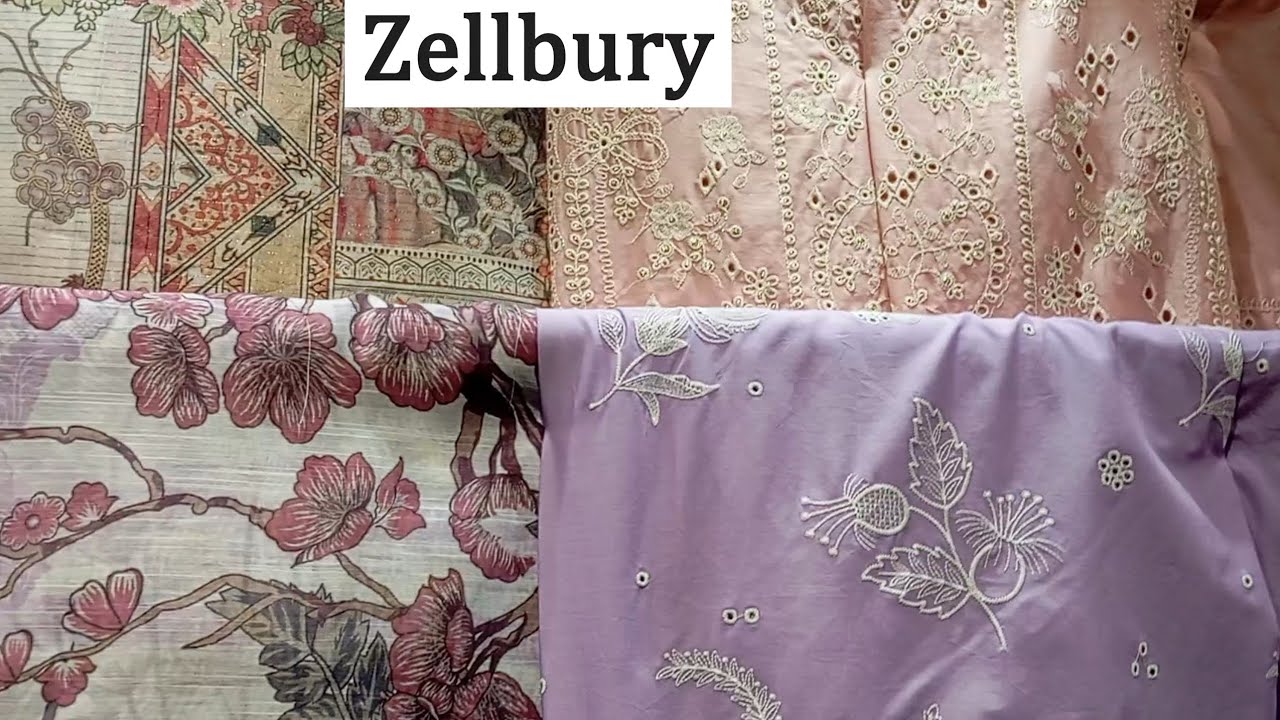Zellbury new unstitch collection 2025💕 zellbury chicken kari collection 