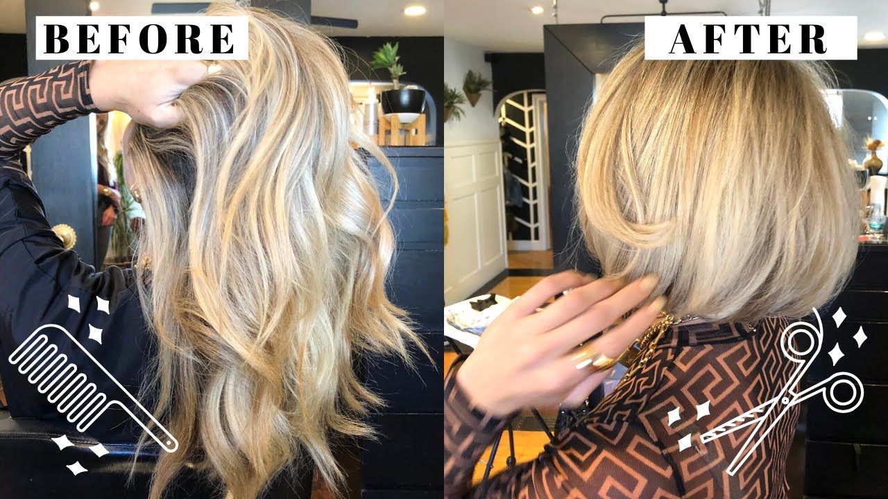 I CHOPPED MY HAIR OFF! | COME TO THE SALON WITH ME