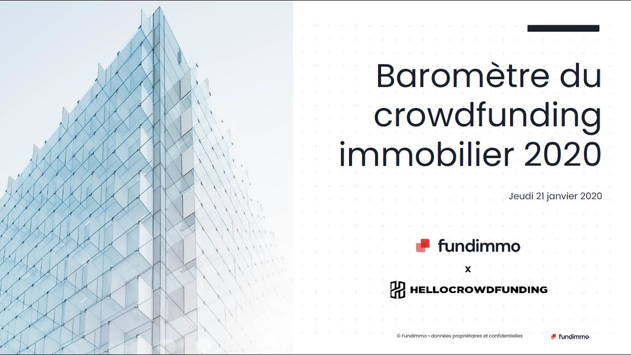 Le Baromètre du crowdfunding immobilier 2020