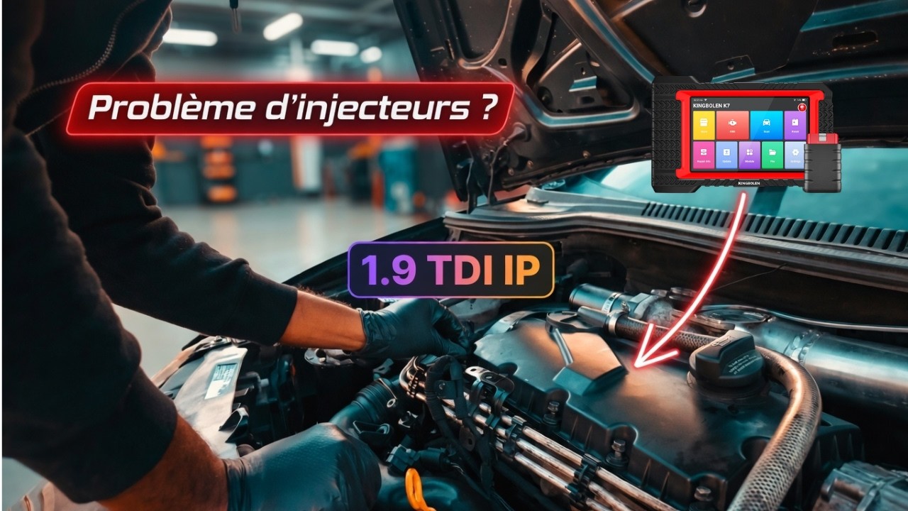 Comment régler un problème d'injecteurs sur le 1.9 TDI (KINGBOLEN K7)