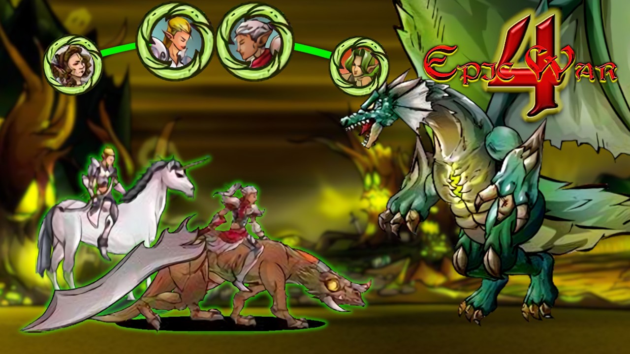 Can You Beat Epic War 4 using ONLY the GREEN UNIT PATH?