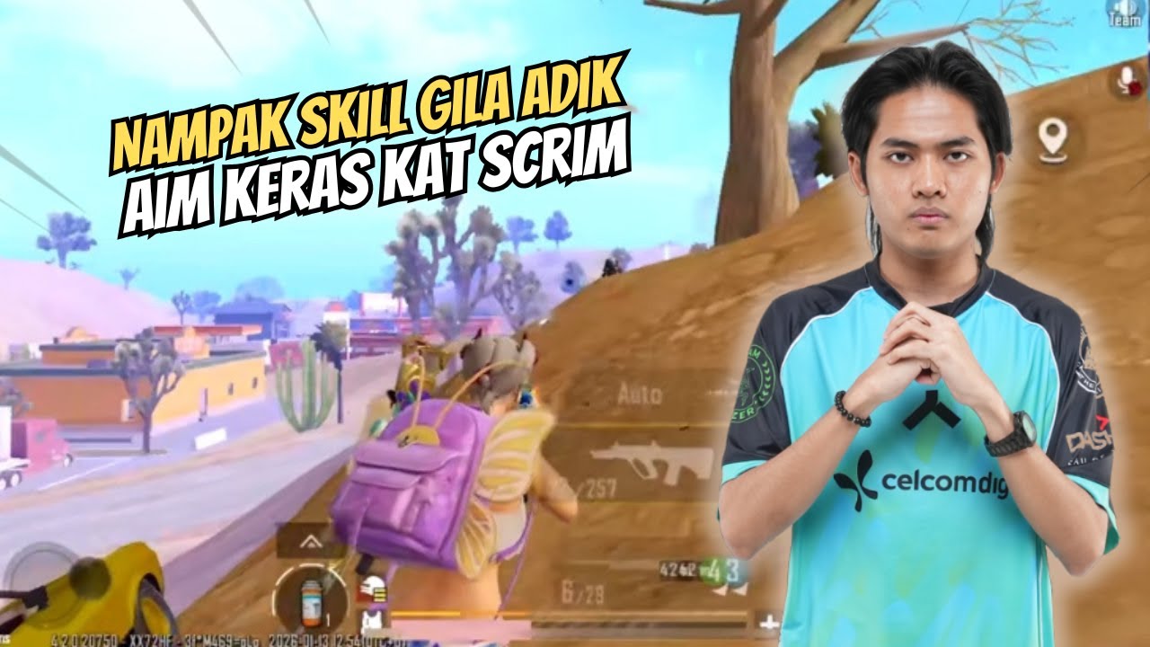 NGERI SKILL ADIK LUQ AIM KERAS KAT SCRIM‼️