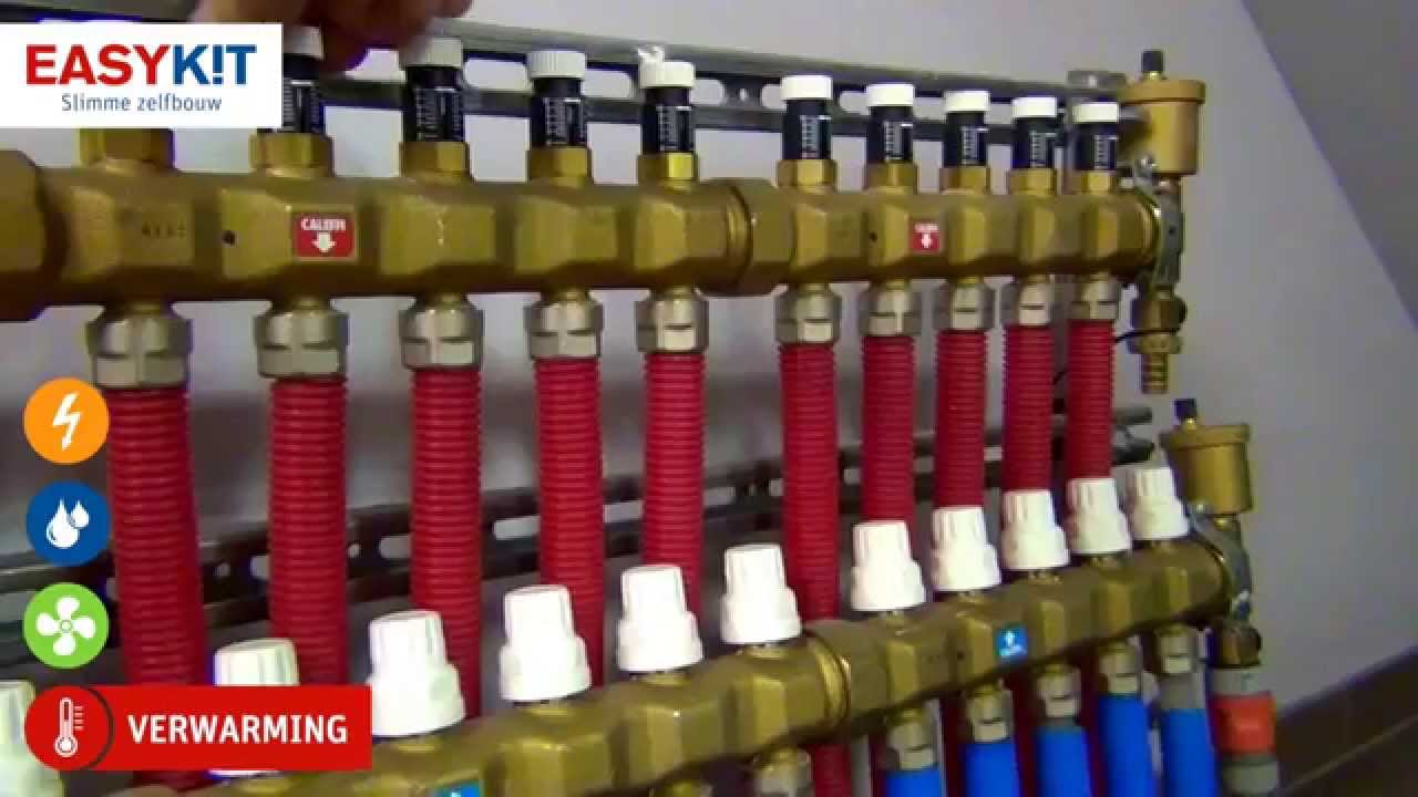 Zelf je vloerverwarming ontluchten en vullen met water