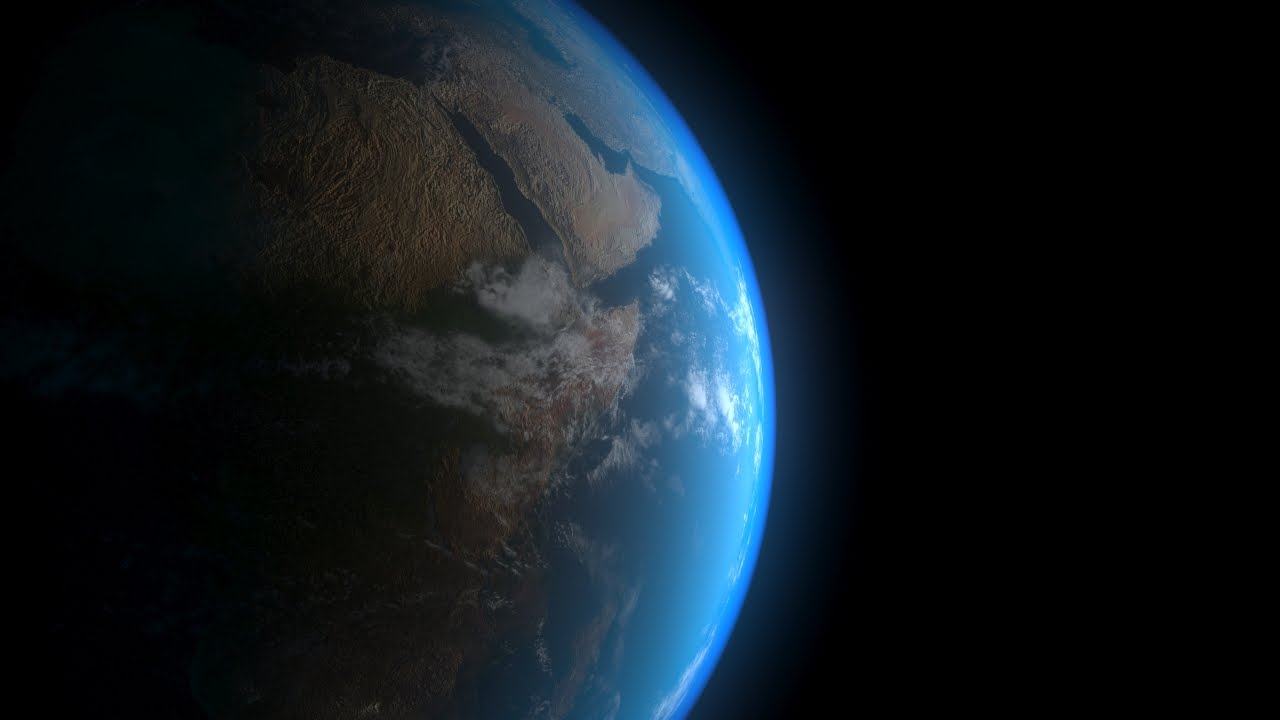 3ds MAX - Making realistic earth with V-ray shading and rendering